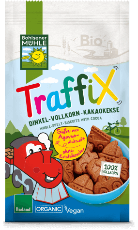 TraffiX Dinkel-Vollkorn-Kakaokeks